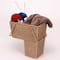 Household Essentials Seagrass & Corn Husk Wicker Stair Basket